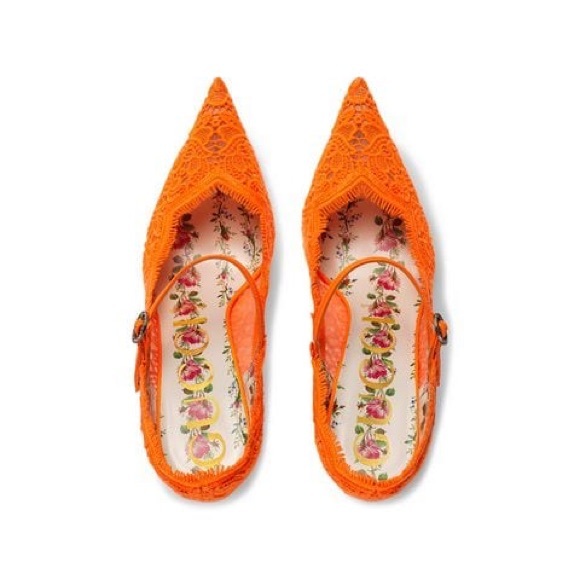 Gucci Virginia Lace Pumps - Picture 4 of 8